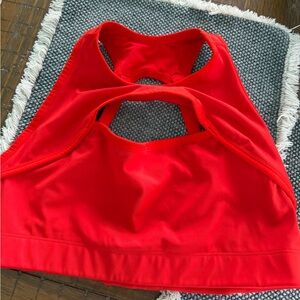 Savage X Fenty Vibrant Red Sports Bra